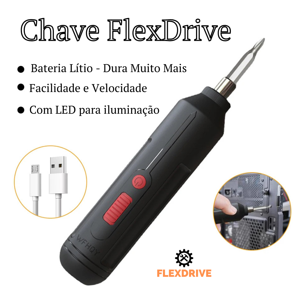 Chave de Fenda Elétrica - FlexDrive